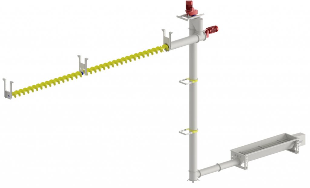Senkrechtschneckenförderer von https://www.jpa-tec.com